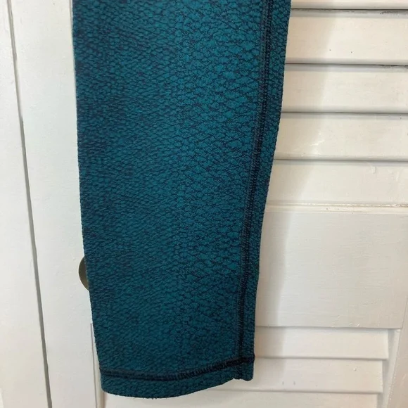 Calia By Carrie Underwood Green Jacquard High Rise Leggings Size Small - Picture 6 of 10